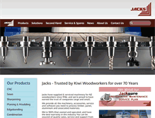 Tablet Screenshot of jacks.co.nz